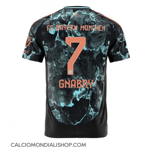 Maglie da calcio Bayern Munich Serge Gnabry #7 Seconda Maglia 2024-25 Manica Corta